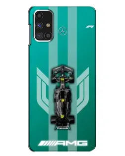 Чехол для Samsung Galaxy M31s с картинкой «Mercedes AMG Petronas»