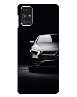Чехол для Samsung Galaxy M31s с картинкой «Свет фар Mercedes»