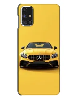 Чехол для Samsung Galaxy M31s с картинкой «Желтый Mercedes GT»