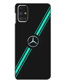 Чехол для Samsung Galaxy M31s с картинкой «Спортивные линии Mercedes» Чехол для Samsung Galaxy M31s с картинкой «Спортивные линии Mercedes»
