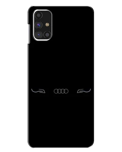 Чехол для Samsung Galaxy M31s с картинкой «Audi — световой подпись»