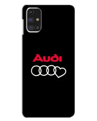 Чехол для Samsung Galaxy M31s с картинкой «Логотип Audi Heart»