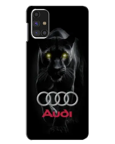 Чехол для Samsung Galaxy M31s с картинкой «Пантера и Audi»