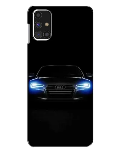 Чехол для Samsung Galaxy M31s с картинкой «Audi в неоне»