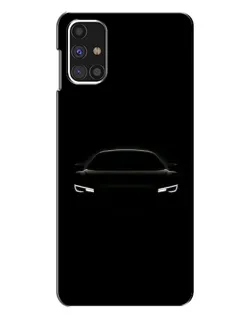 Чехол для Samsung Galaxy M31s с картинкой «Взгляд Audi в темноте»