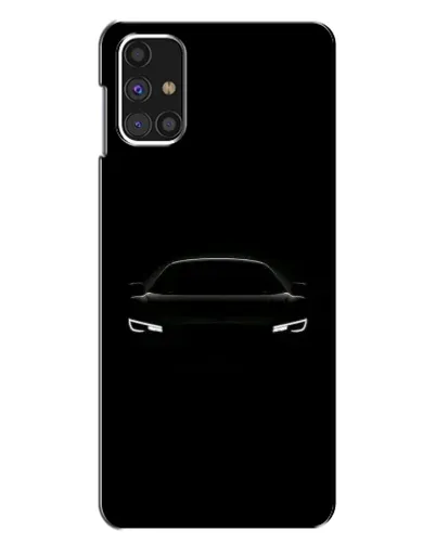 Чехол для Samsung Galaxy M31s с картинкой «Взгляд Audi в темноте»