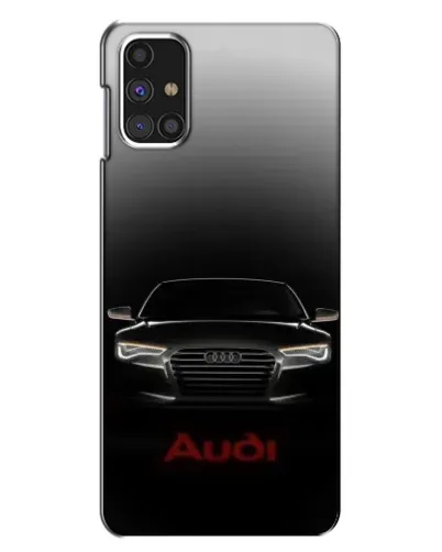 Чехол для Samsung Galaxy M31s с картинкой «Audi — градиентный контур»