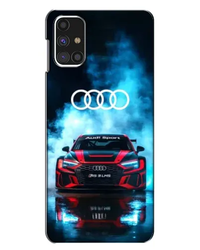 Чехол для Samsung Galaxy M31s с картинкой «Audi Sport — неон»