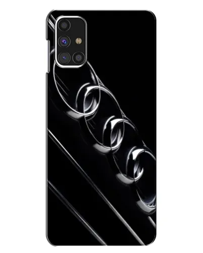 Чехол для Samsung Galaxy M31s с картинкой «Audi — абстрактные кольца»