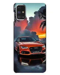 Чехол для Samsung Galaxy M31s с картинкой «Audi — закат»