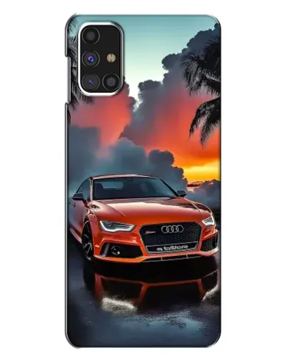 Чехол для Samsung Galaxy M31s с картинкой «Audi — закат»