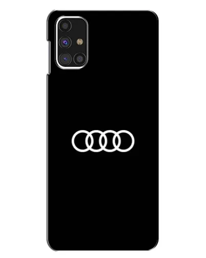 Чехол для Samsung Galaxy M31s с картинкой «Audi White Logo»