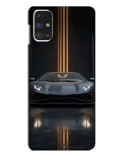 Чехол для Samsung Galaxy M31s с картинкой «Lamborghini золотые линии» Чехол для Samsung Galaxy M31s с картинкой «Lamborghini золотые линии»