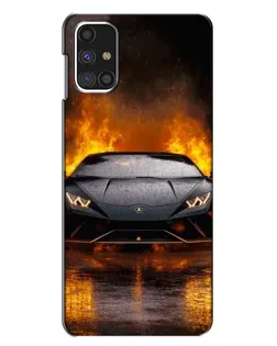 Чехол для Samsung Galaxy M31s с картинкой «Lamborghini в огне» Чехол для Samsung Galaxy M31s с картинкой «Lamborghini в огне»