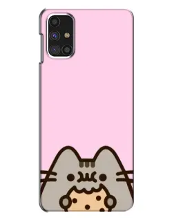 Чехол для Samsung Galaxy M31s с картинкой «Pusheen и печенье»