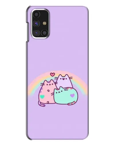 Чехол для Samsung Galaxy M31s с картинкой «Радужные Пушины»