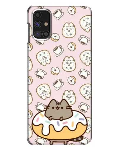 Чехол для Samsung Galaxy M31s с картинкой «Пушин на пончике»