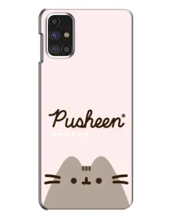 Чехол для Samsung Galaxy M31s с картинкой «Pusheen логотип»