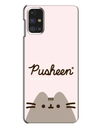 Чехол для Samsung Galaxy M31s с картинкой «Pusheen логотип»