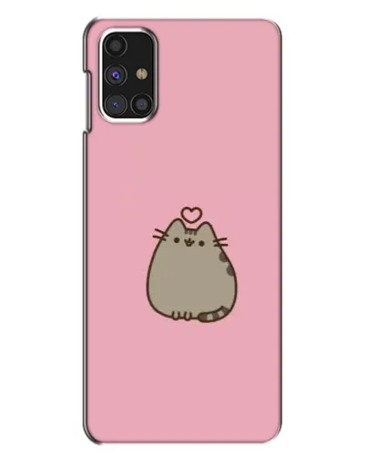 Чехол для Samsung Galaxy M31s с картинкой «Pusheen сердце»