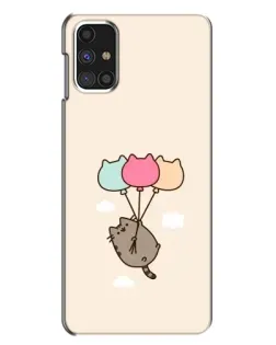 Чехол для Samsung Galaxy M31s с картинкой «Пушин на шариках»