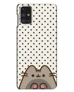 Чехол для Samsung Galaxy M31s с картинкой «Пушин в горошек»