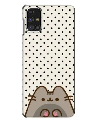 Чехол для Samsung Galaxy M31s с картинкой «Пушин в горошек»