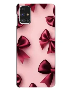 Чехол для Samsung Galaxy M31s с картинкой «Бордовый атлас»