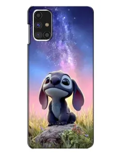 Чехол для Samsung Galaxy M31s с картинкой «Стич на рассвете»
