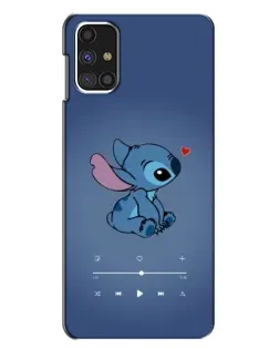 Чехол для Samsung Galaxy M31s с картинкой «Музыкальный Stitch»