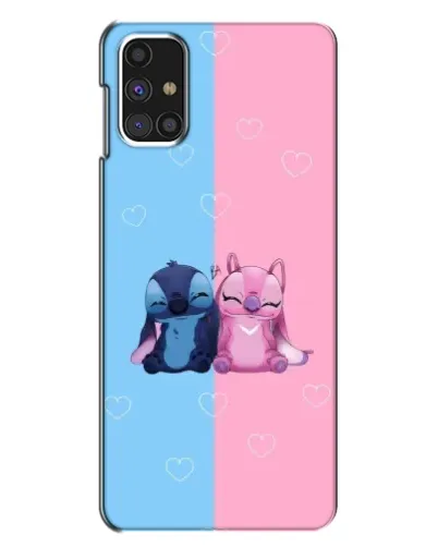 Чехол для Samsung Galaxy M31s с картинкой «Stitch и Angel Love»