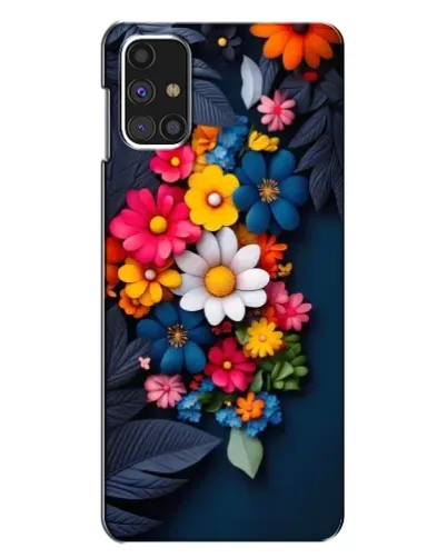 Чехол для Samsung Galaxy M31s с картинкой «Цветочная феерия»