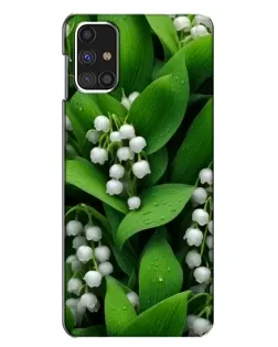 Чехол для Samsung Galaxy M31s с картинкой «Ландыши в зелени»