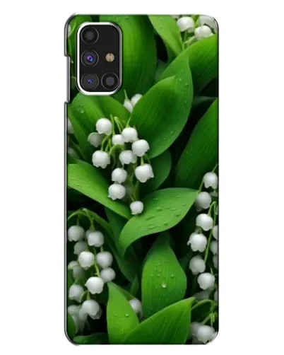 Чехол для Samsung Galaxy M31s с картинкой «Ландыши в зелени»