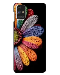 Чехол для Samsung Galaxy M31s с картинкой «Радужный цветок»