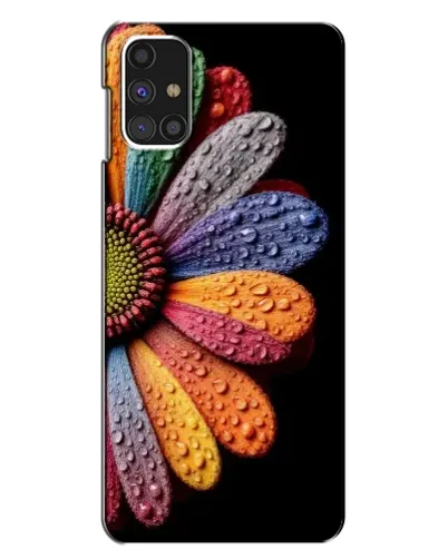 Чехол для Samsung Galaxy M31s с картинкой «Радужный цветок»