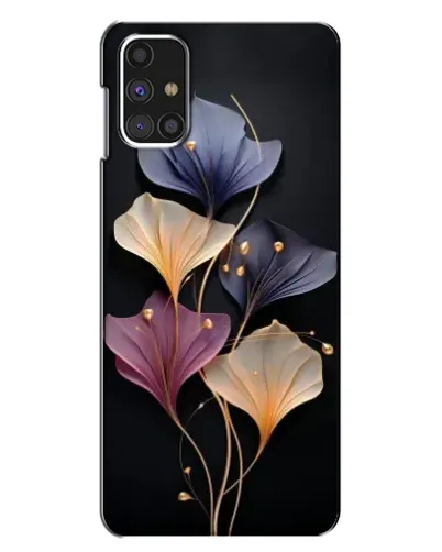 Чехол для Samsung Galaxy M31s с картинкой «Лиловые цветы грации»