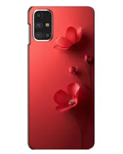 Чехол для Samsung Galaxy M31s с картинкой «Маковые соцветия»