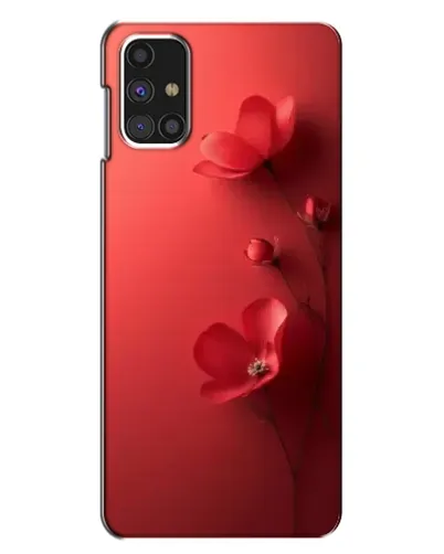 Чехол для Samsung Galaxy M31s с картинкой «Маковые соцветия»