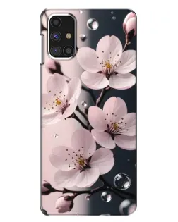 Чехол для Samsung Galaxy M31s с картинкой «Нежная сакура и капли»