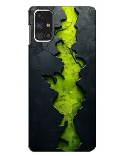 Чехол для Samsung Galaxy M31s с картинкой «Салатовый разлом скалы» Чехол для Samsung Galaxy M31s с картинкой «Салатовый разлом скалы»