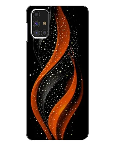 Чехол для Samsung Galaxy M31s с картинкой «Огненная звездная волна»