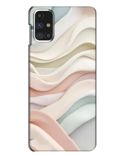 Чехол для Samsung Galaxy M31s с картинкой «Пастельные нежные волны»