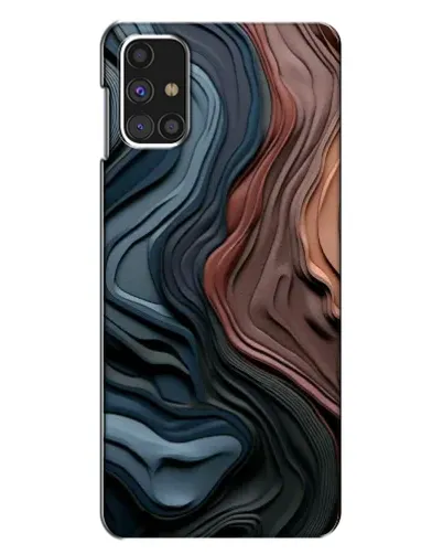 Чехол для Samsung Galaxy M31s с картинкой «Цветные волны каньона»