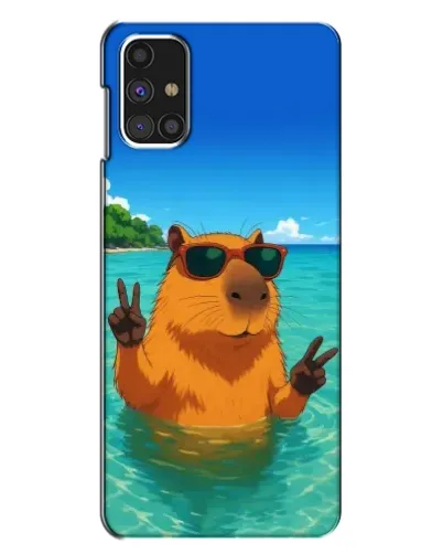 Чехол для Samsung Galaxy M31s с картинкой «Морская капибара»