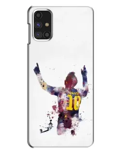 Чехол для Samsung Galaxy M31s с картинкой «Акварельный Месси Барселона» Чехол для Samsung Galaxy M31s с картинкой «Акварельный Месси Барселона»