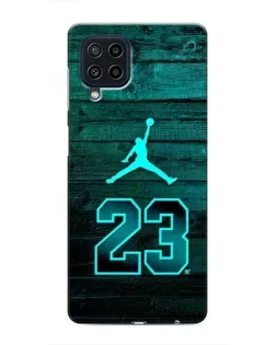 Чехол для Samsung Galaxy M32 с картинкой «Jordan Cyan 23»