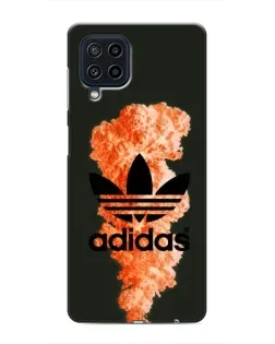Чехол для Samsung Galaxy M32 с картинкой «Оранжевый дым Adidas» Чехол для Samsung Galaxy M32 с картинкой «Оранжевый дым Adidas»