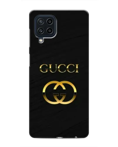 Чехол для Samsung Galaxy M32 с картинкой «Золотой логотип Gucci» Чехол для Samsung Galaxy M32 с картинкой «Золотой логотип Gucci»