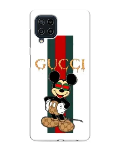 Чехол для Samsung Galaxy M32 с картинкой «Микки Маус Gucci — полосы» Чехол для Samsung Galaxy M32 с картинкой «Микки Маус Gucci — полосы»